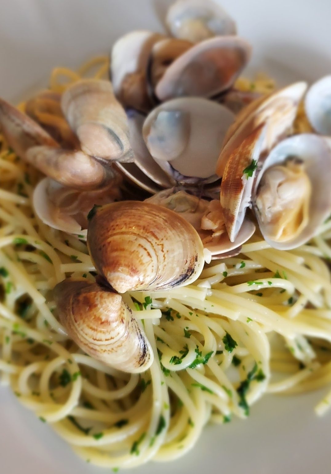 Spaghetti with clams
