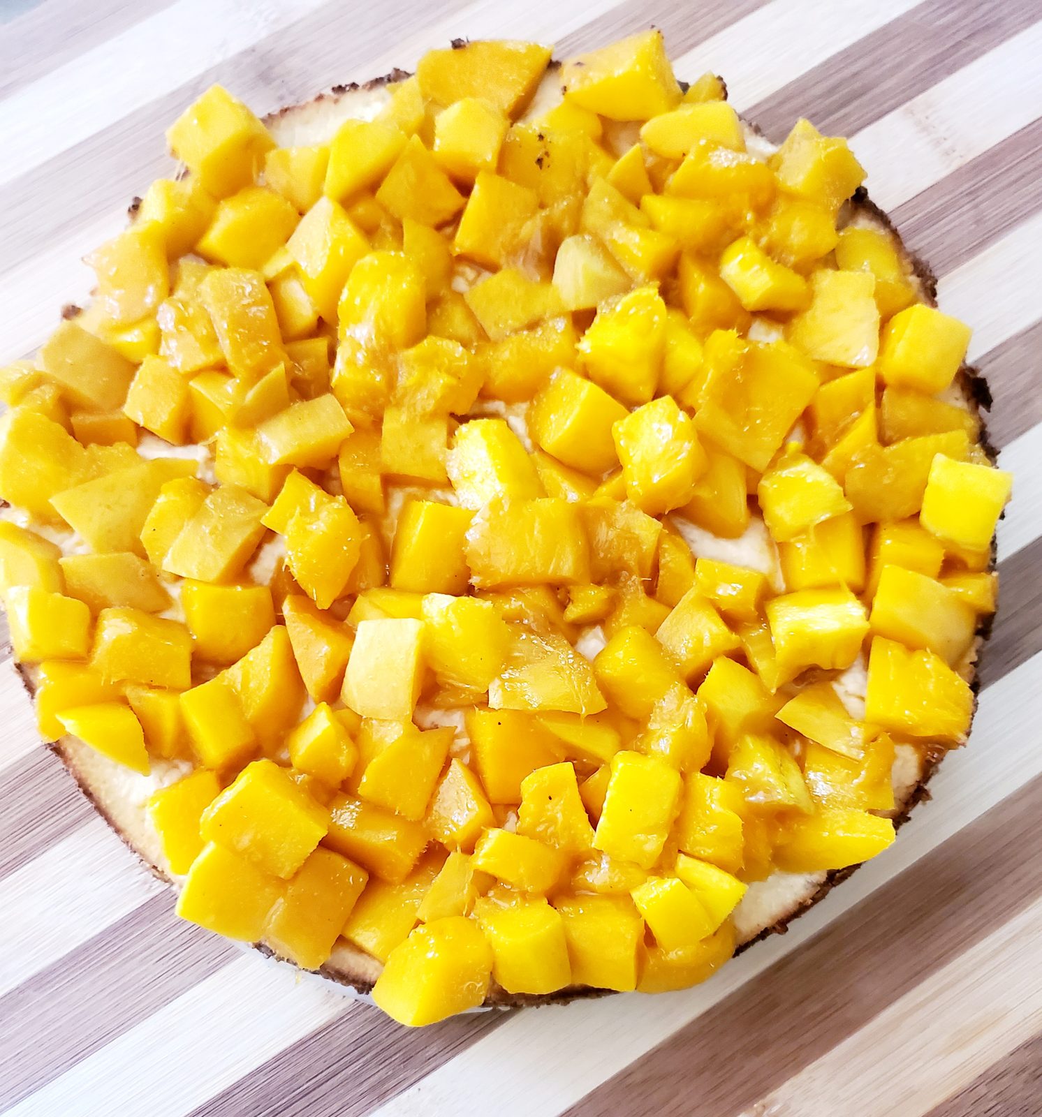 Mango cheesecake