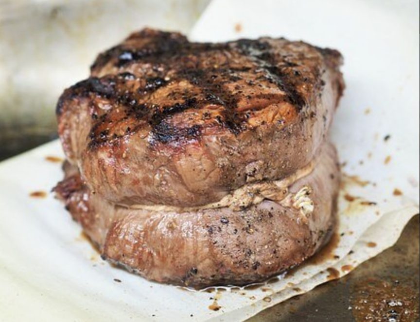 Grilled filet mignon