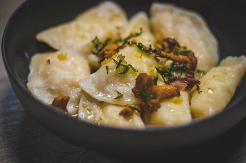 Home-made gyoza