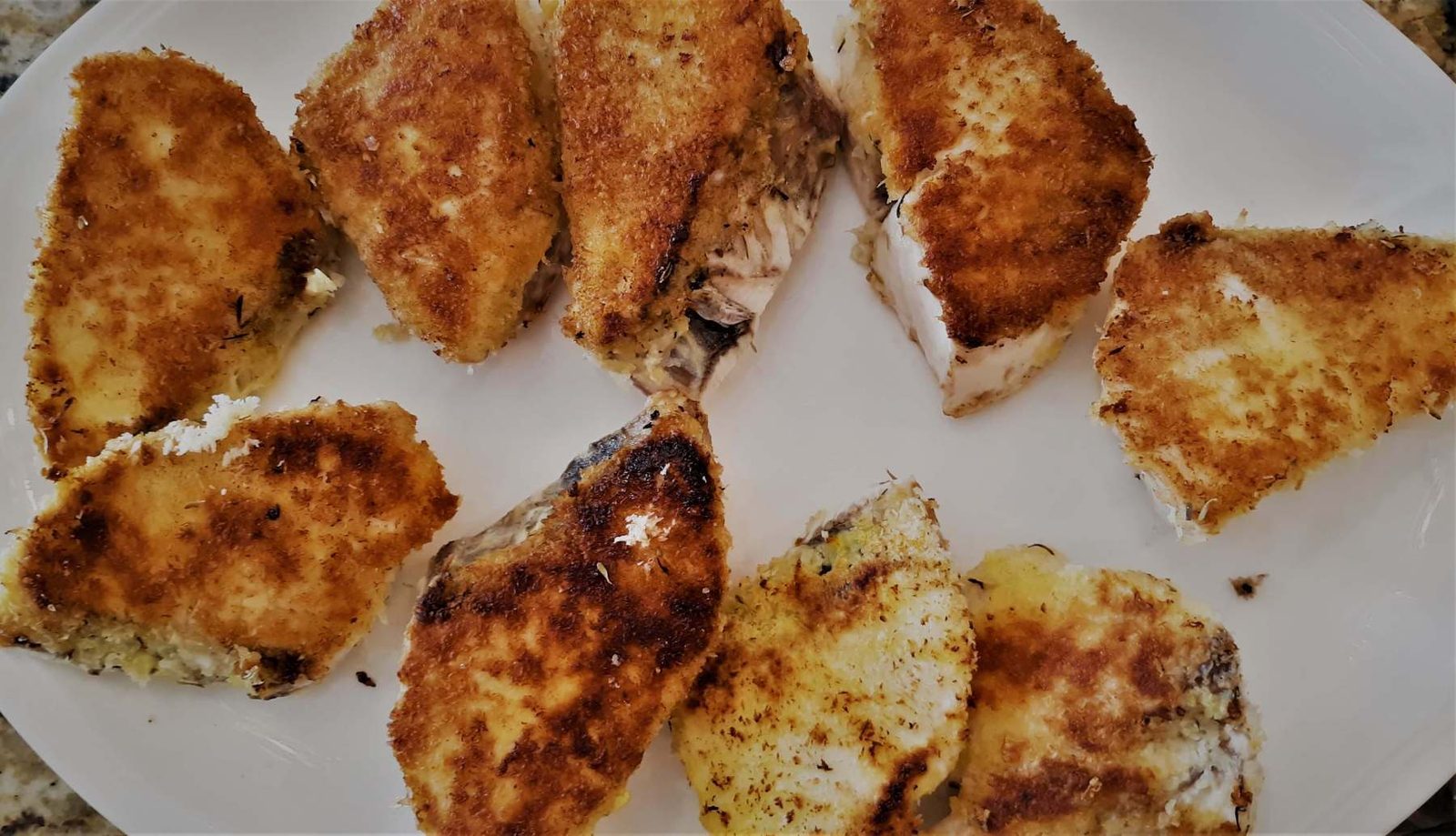 Hawaiian fish fresh catch of the day Ono panko crusted on one side