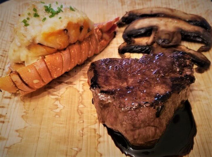 Steak and lobster
